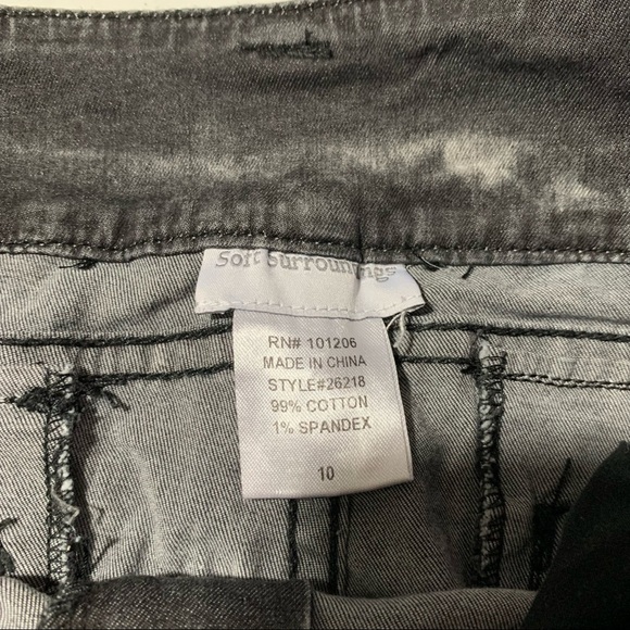 Soft Surroundings Women’s High-Rise Tye dye bejeweled pants size 10 - Picture 2 of 7